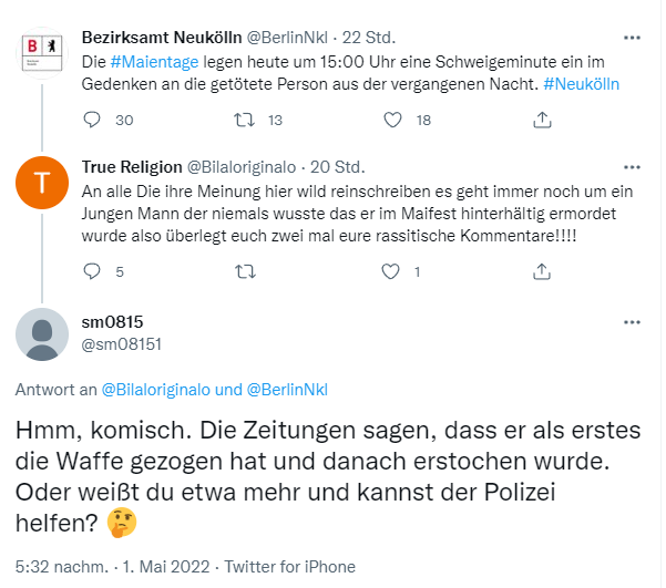 HSB_Forum's tweet photo. Ein Mensch wird getötet und ein #Twittercop der @polizeiberlin so ->
🤮 https://t.co/wMAvDHeUn6