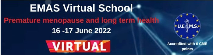 emas_online's tweet photo. #EMASEducation- Register now for the  EMAS  virtual school on Premature menopause and long term health  starting tomorrow on 16-17 June with 6 CME points 
#menopause #HRT #osteoporosis #cardiovascular #cognition #cancer
https://t.co/h2kKhWS91h https://t.co/OYFocNiKE5