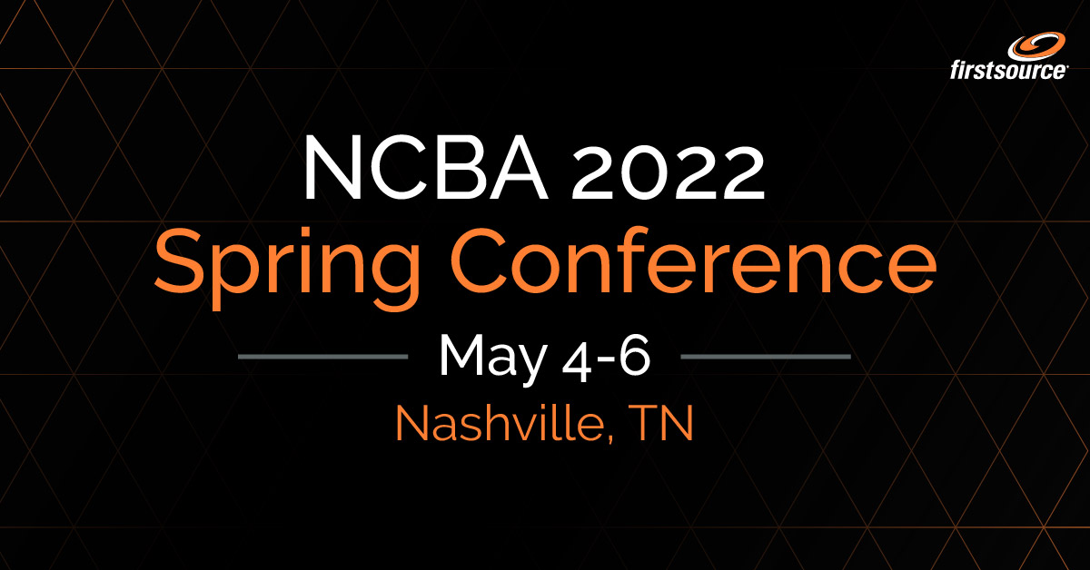 firstsource's tweet photo. The countdown to NCBA’s Spring Conference in Nashville has begun! Don’t miss the opportunity to attend this premier event for the Creditors Rights industry.
#legalcollections
Registration info here: https://t.co/Z2KPb67qOS https://t.co/0vn7jWU4OA