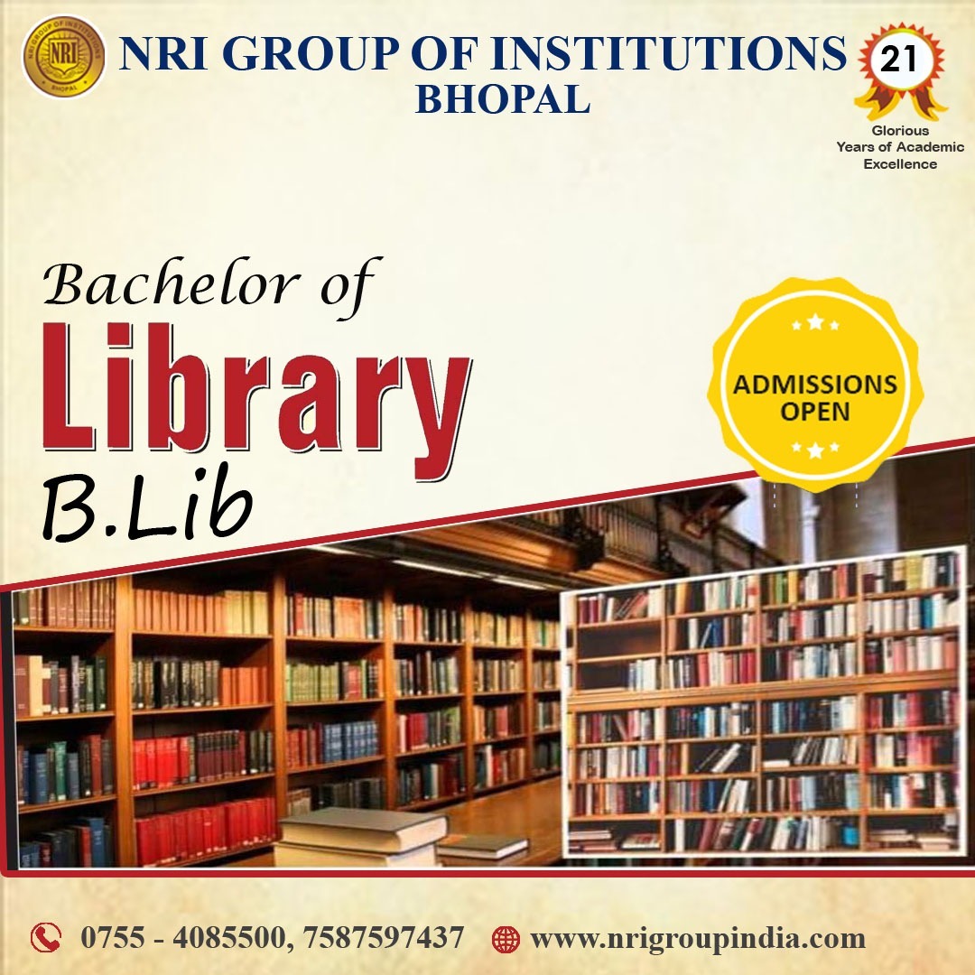 NRIGroupIndia's tweet photo. 📣B.Lib
👉 B.Lib At NRI Group of Institutions, Bhopal
📚 Admissions Are Open
💻 https://t.co/m9XNUbd547
☎️ 𝟬𝟳𝟱𝟱 - 𝟒𝟎𝟖𝟓𝟓𝟎𝟎
.
.
.
.
#BLibAdmissions2022 #BLibAdmissionsOpen #BLibAdmissions #BLib #Career #AdmissionsOpen #Admissions2022 #Admissions #NRIGroupIndia https://t.co/tslUhhwRWe