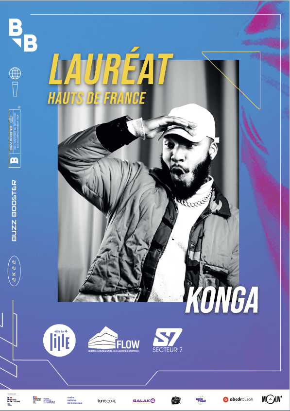 FlowLille's tweet photo. " Wesh ma biche !" C'est Konga qui remporte la finale régionale Buzz Booster Hauts-de-France et qui défendra la région lors de la finale régionale du 11 juin prochain au @Stereoluxnantes 🏆🏆 // @buzzboosterfr @Secteurseven https://t.co/SdObrLQMIF