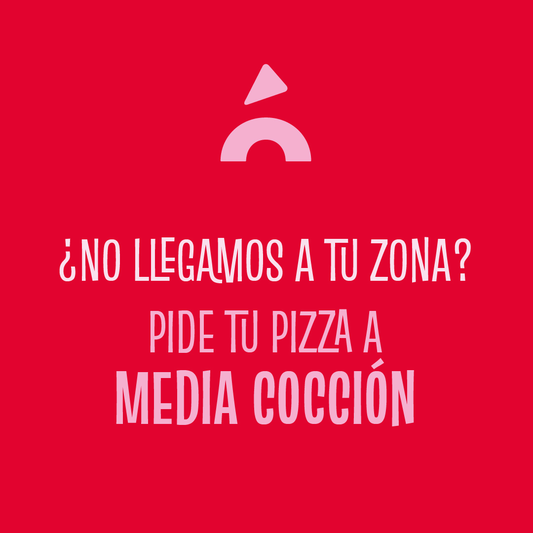 ¿Eres de esas personas a las que les gusta comer en casita y a su bola? Puedes pedir tu pizza a media cocción y comerla recién salida del horno cuando tú quieras.
¡Y a disfrutar! 🍕😍