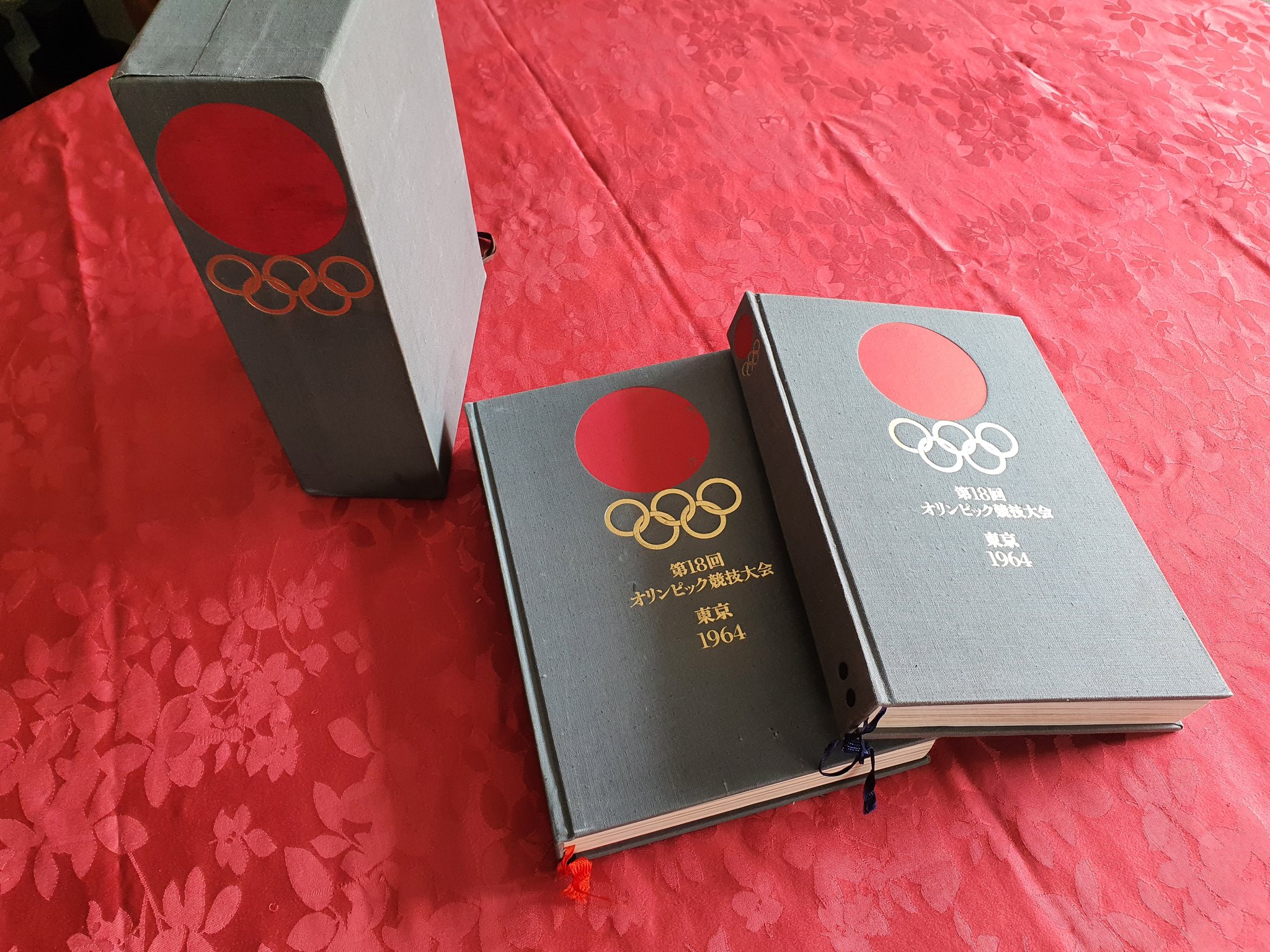 Tristan Lavier Look What I Ve Found In Paris The Official Report Of The Organising Committee Of The Tokyo 1964 Olympics Two Volumes Full Of Facts Figures And Rare Photos I M