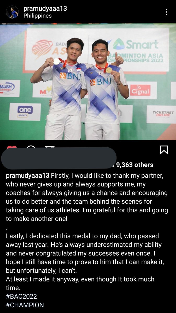 The last paragraph of the caption...

Pram 😭💔