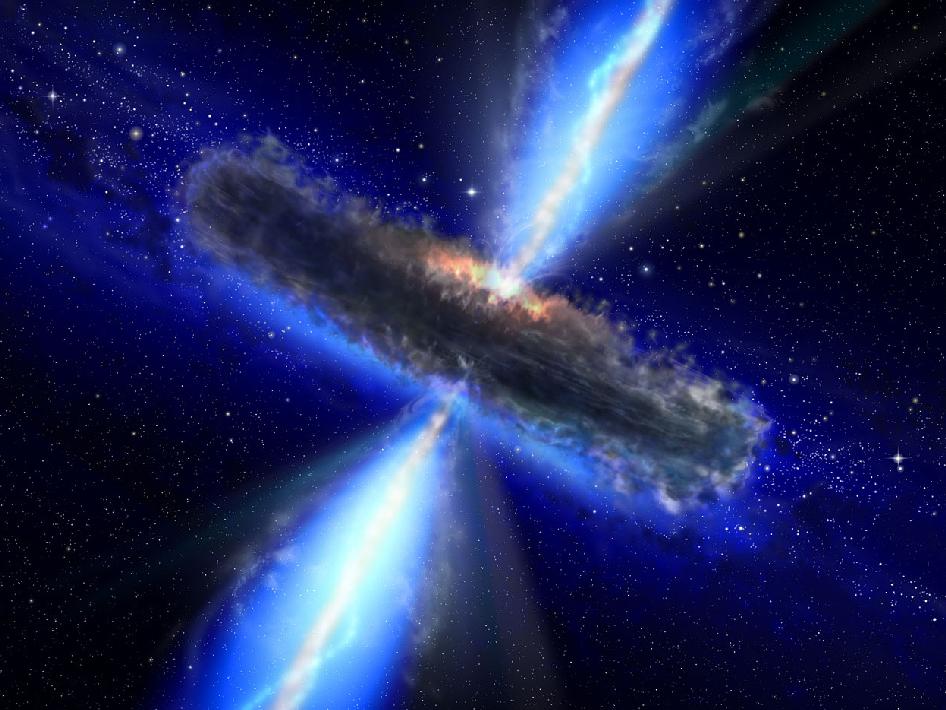 NASAAstrobio's tweet photo. When searching for signs of life, sometimes…you don’t want to follow the water.

😮 Why? The largest mass of water ever detected in the universe, about 140 trillion times the world's ocean, feeds a supermassive black hole!

Learn more for #BlackHoleWeek: https://t.co/MiO5hFwFrK https://t.co/aAW8xrv1TH