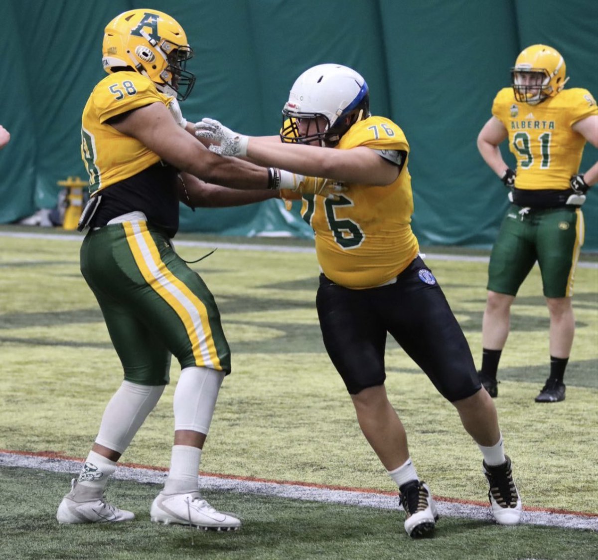 Learned so much at <a href="/UABearsFootball/">University of Alberta Football</a> spring camp this weekend, getting back to work now that I know how much it takes to really be in this program