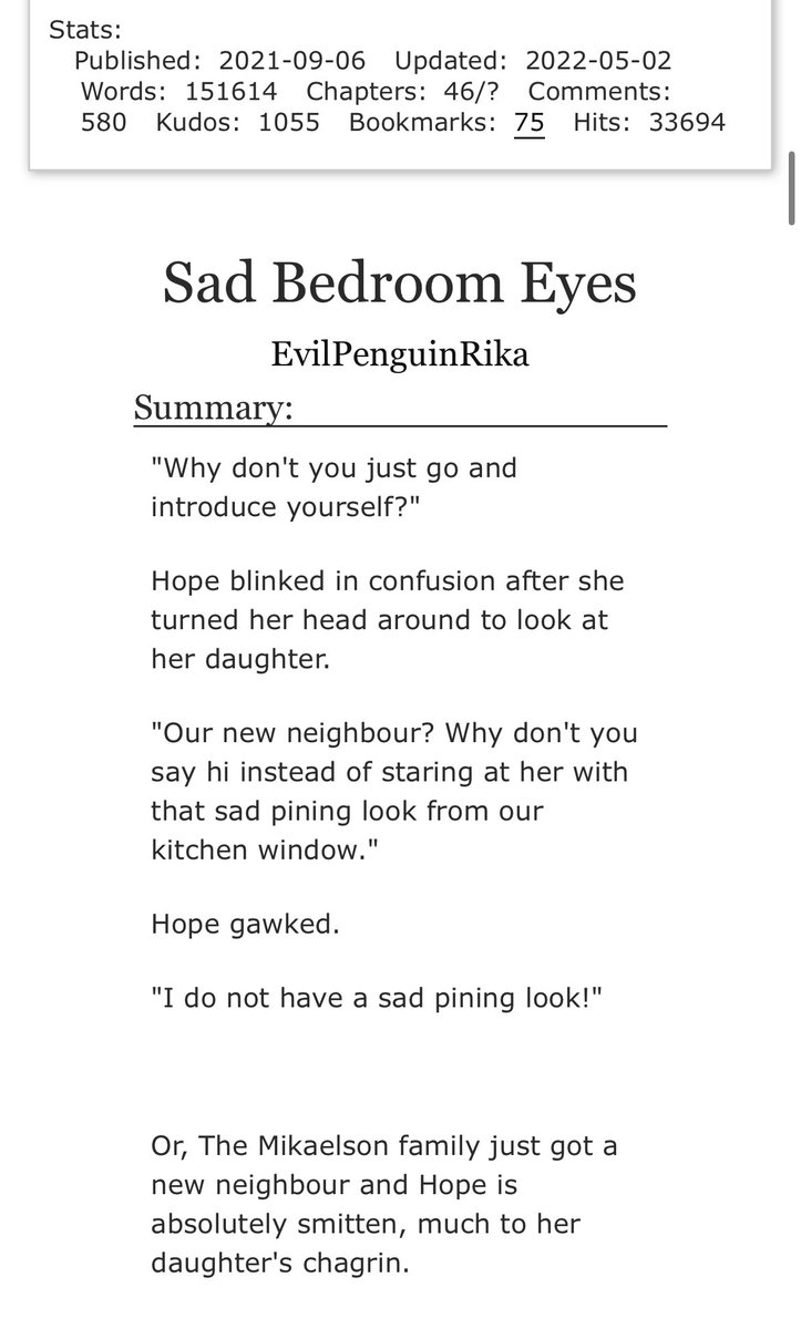 HosieStan69's tweet photo. 🚨🛎🛎UPDATED TODAY 🛎🛎🚨

“Sad Bedroom Eyes” by:EvilPenguinRika (@EvilPenguinRika)

CH:46/?

I absolutely love this Hosie single parent fic!! ♥️♥️♥️

https://t.co/AHxoJ7Fi0n
^^^LINK

#hosie #hopemikaelson #josiesaltzman #hosies #hosiefic #hosiefanfic #LGBTQIA #talentedwriter https://t.co/W9bzkZ1YXi