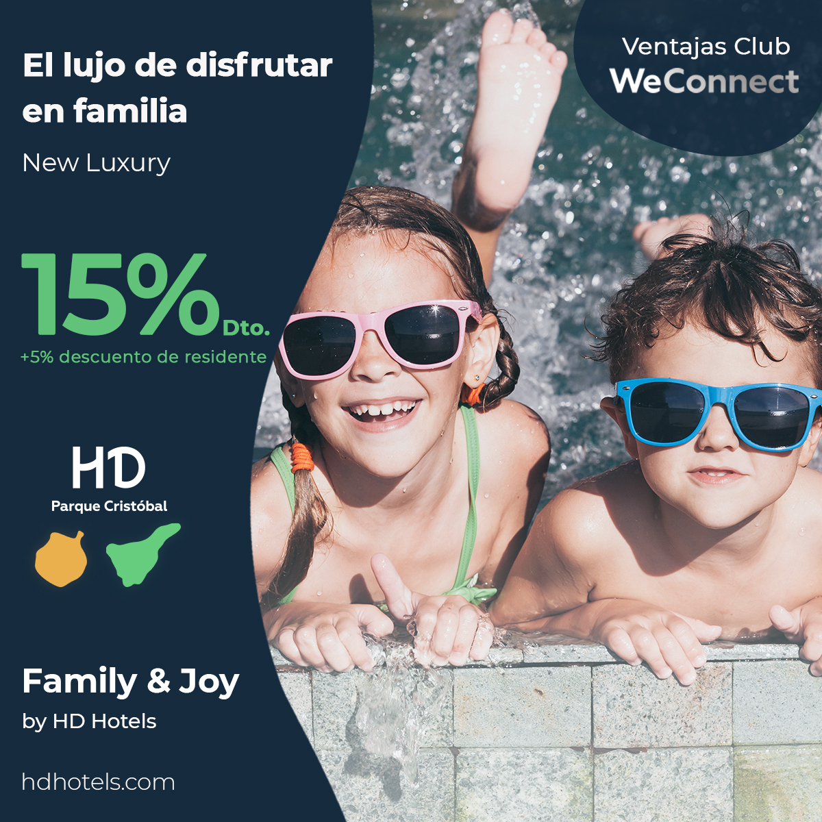 HDHotels's tweet image. ☀️ ¿Vacaciones en familia?
Elige entre HD Parque Cristóbal GC o HD Parque Cristóbal TF para disfrutar de tus vacaciones y aprovecha el 15% de descuento para venir con tu familia.🧒🏼
¡Los veranos en #HDHotels son mejor!

hdhotels.com/es/ofertas/fam…
