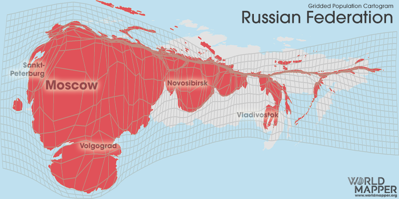 Moscow and St Petersburg are crucial centres of power, thus discontent in these cities must be avoided at any cost. Meanwhile, poor rural population from remote regions is disposable. Discontent among remote bumpkins doesn't present political problem in such a centralised country