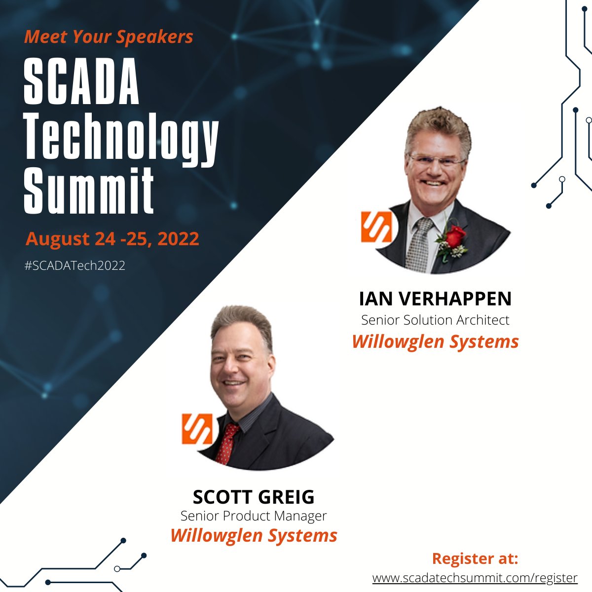SCADATechSummit's tweet image. Ian Verhappen and Scott Greig, from Willowglen Systems, present SCADA Reimagined for the Industrial Internet of Things Age.

Register today to get $300 off - You don&apos;t want to miss this! lnkd.in/dswVa58