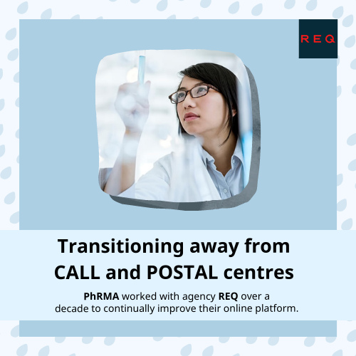 Transitioning away from Call and Postal Fulfillment Centers!

"PhRMA worked with agency REQ over a decade to continually improve their online platform."

Find out more here:
puddding.com/req.co/phrma-p…

#MarketingDigital #marketing #marketingtip #brandshowcase