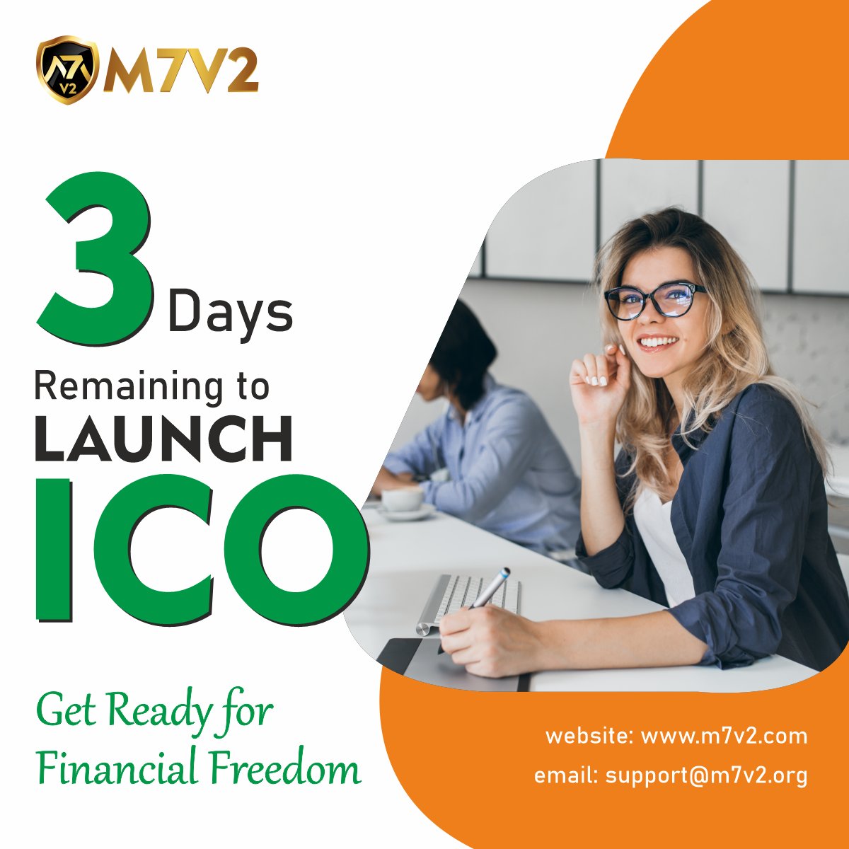 M7V2 token is build at BNB platform. We are developing eCommerce platform, Gamming Platform and Centralize Exchange. Our ICO sales will start from 5th May 2022 to 14th May 2022. We have required your support.
Website: bit.ly/3Fmo89z 
Facebook:   ...