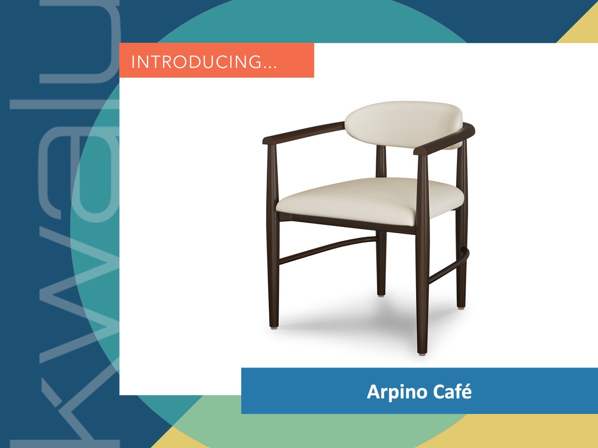 Relax and enjoy your second cup in Kwalu's comfortable and stylish Arpino Cafe. #kwalufurniture #furnishingthefuture #seniorlivingfurniture