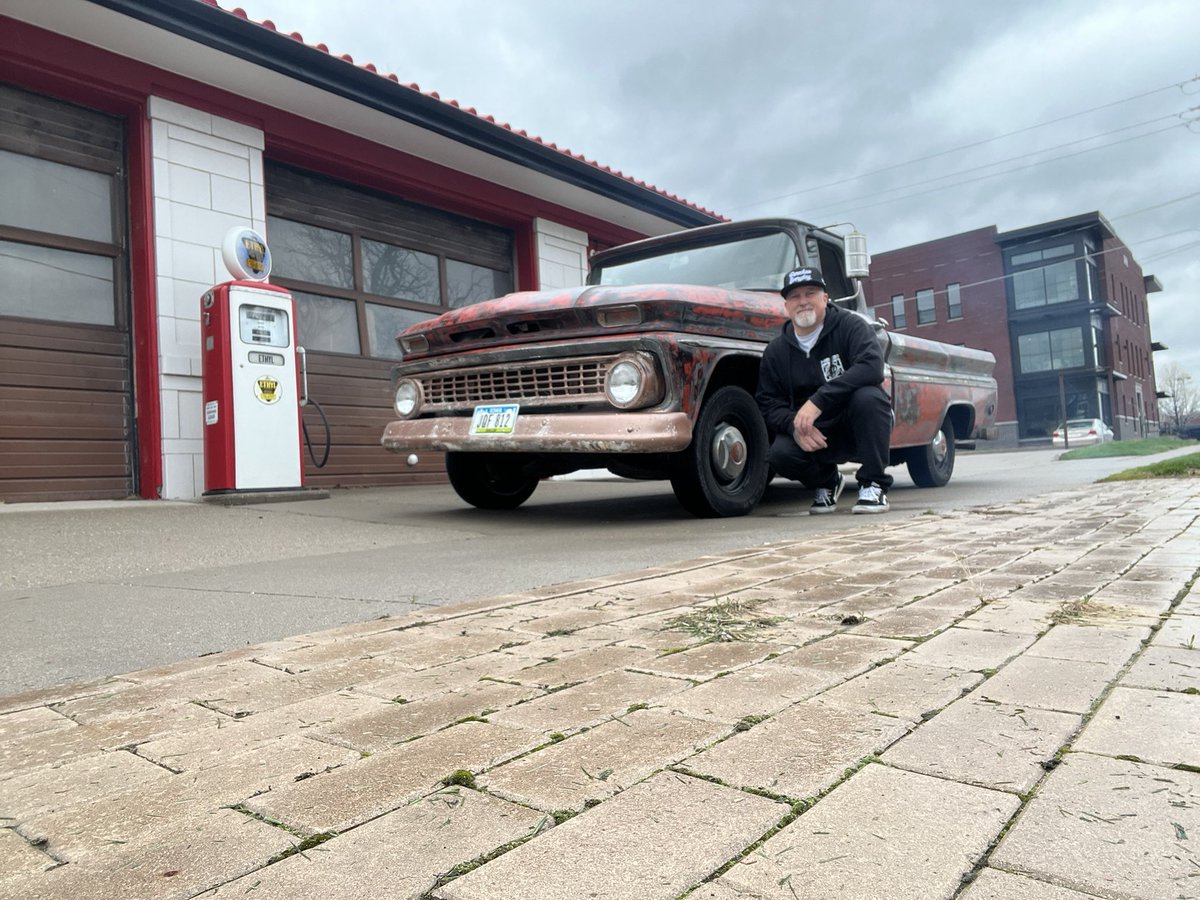 Woke my baby up from her winter’s slumber #1963C10 #chevy #C10 #classiccars