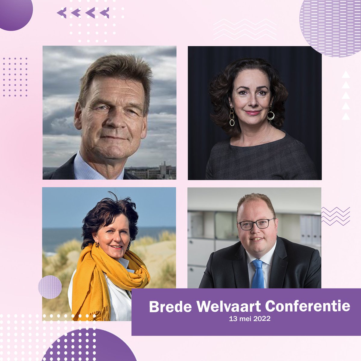 Deze burgemeesters nodigen je van harte uit voor de Brede Welvaart Conferentie op 13 mei a.s. in Heerlen. Kijk snel voor meer info en de laatste plaatsen op: 
parkstad-limburg.nl/conferentie-br…
#bredewelvaart #regiodeal
Ism <a href="/RegioParkstad/">Parkstad Limburg</a>, gemeenten <a href="/AmsterdamNL/">Gemeente Amsterdam</a> , <a href="/gemsluis/">Gemeente Sluis</a> <a href="/Eemsdelta/">Gemeente Eemsdelta</a>