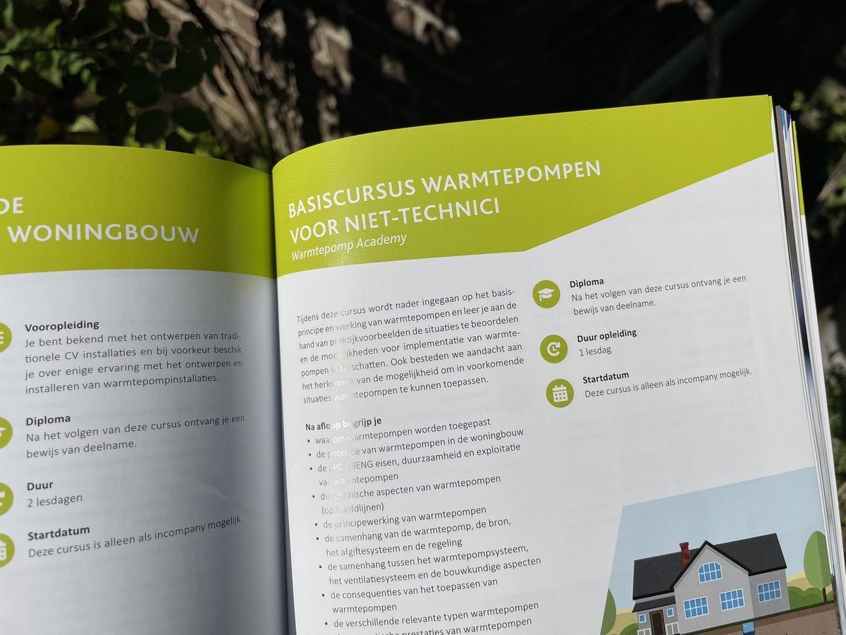 misswarmtepomp's tweet photo. Dit bestaat! De cursus die alle andere cursussen overbodig maakt… #warmtepomp #tvvl https://t.co/Vdoh1A7ri3