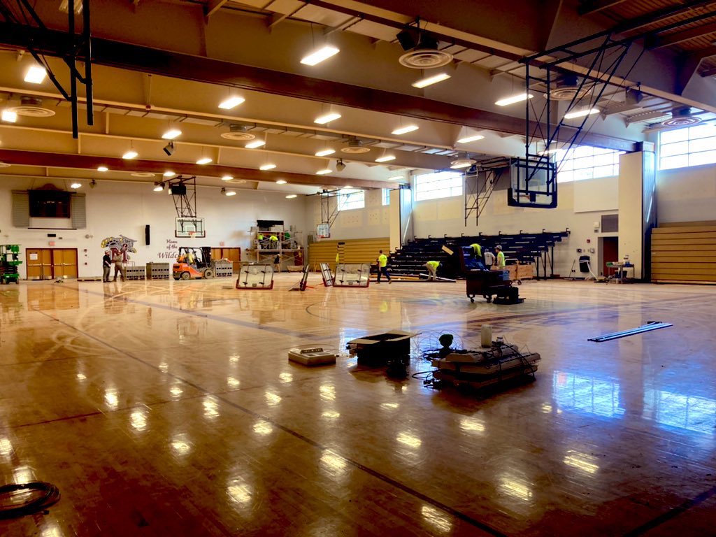 MASHPhysEd's tweet image. It’s not goodbye- it’s see ya later.    Sayonara to the one place almost every MASH grad has stepped foot on at one time or another. Gym demo has officially begun.  🚧 #mashpe