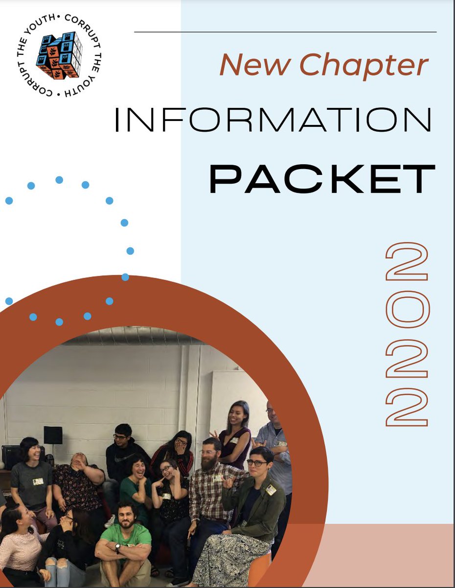 cty_org's tweet photo. Hoping to Corrupt the Youth with us? Then head on over to https://t.co/t2uIOv4CTm to find information about how to apply!

That's right! Corrupt the Youth is accepting New Chapter applications NOW!

Applications due to briana@corrupttheyouth.org by June 1! https://t.co/0WN1QkNcD4