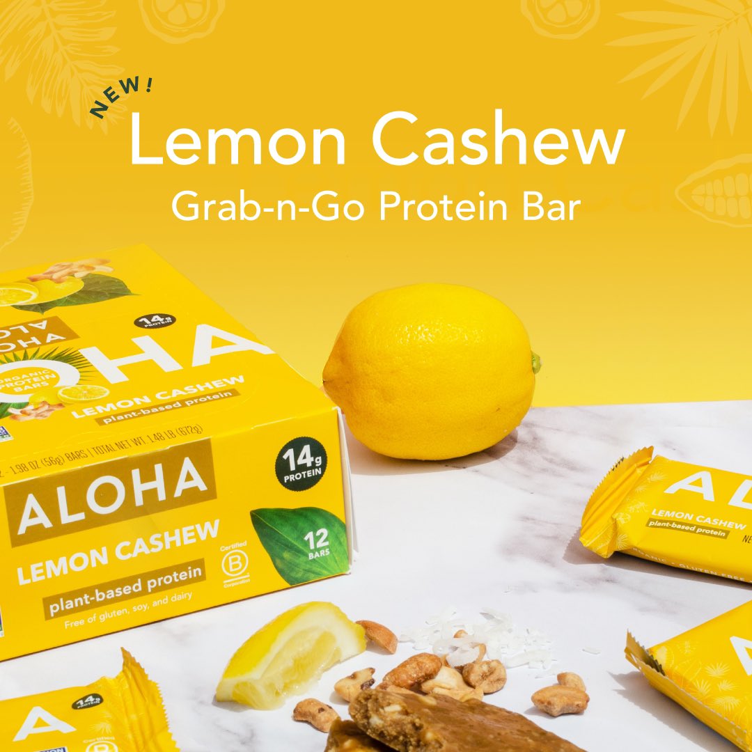 Meet our brand new, grab-and-go Lemon Cashew bar!!! 🍋🎉☀️😎

A flavor drop so secret it should have had a tidal visual album! #iykyk