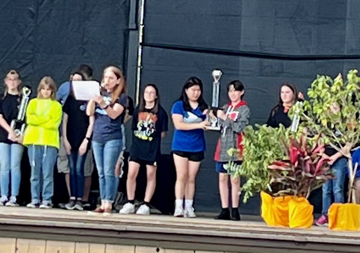wilkinsaw's tweet photo. Congrats to the @gmsDCSD 8th Grade Band, 8th Grade Choir, &amp; 7th &amp; 8th Grade Orchestra on their Excellent &amp; Superior ratings at Music in the Parks on Saturday! The ensembles brought home two 1st place trophies and one 2nd place trophy. Thank you,students, chaperones,&amp; bus drivers! https://t.co/xKkpnKRxsm