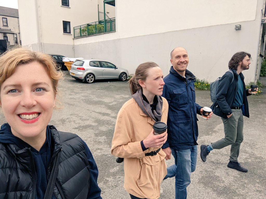 lauren_tuite's tweet photo. Bank holiday urban hiking with architects in Inchicore, we're brainstorming a new walking tour series where we can help people think critically about public space, access, amenity, and yes--bins and benches. #HandsOnInchicore https://t.co/44J4iC8Mzw