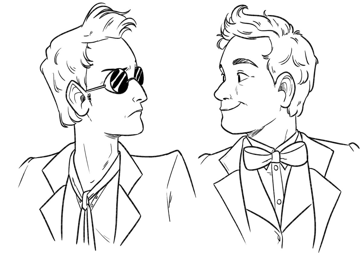 I finally watched Good Omens and yeah okay Crowley and Aziraphale are pretty fun 