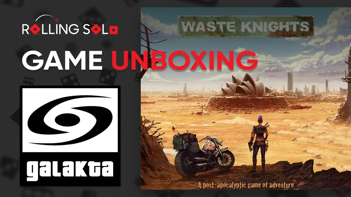 TryRollingSolo's tweet image. Join me as I unbox #WasteKnights: Second Edition; a post-apocalyptic adventure/survival game published by @Galakta_Games. Waste Knights: Beyond the Horizon is currently on @Kickstarter too!💀
youtu.be/DuTL4DEyuO0
#BoardGames #BoardGame #Gaming #Gamer #Games #Kickstarter