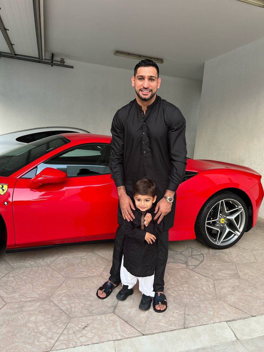 Eid Mubarak with the little one.