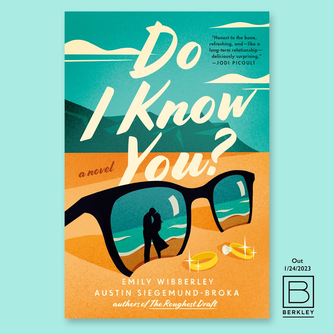 We’ve been WAITING to reveal this cover. We’re so excited to officially introduce our second adult romance: DO I KNOW YOU? out jan. 24, 2023, it follows married couple Graham and Eliza, who find themselves pretending to be…strangers. 💍MORE: penguinrandomhouse.com/books/667144/d… 💍COVER: