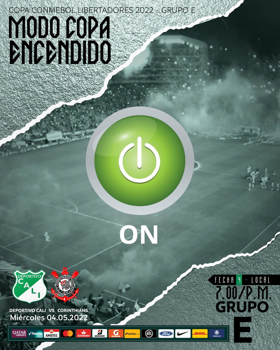 🔛 𝗜𝗻𝗶𝗰𝗶𝗮𝗺𝗼𝘀 𝗹𝗮 𝘀𝗲𝗺𝗮𝗻𝗮 𝗲𝗻 𝗠𝗢𝗗𝗢 𝗖𝗢𝗣𝗔.

Todos juntos al #EstadioDeportivoCali. 🏟️

#VamosCali 🇳🇬