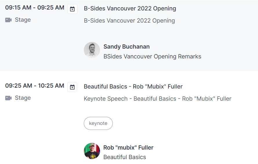 BSidesVancouver's tweet photo. We are almost LIVE!
Opening Remarks at 9:15!
Sandy Buchanan
Keynote at 9:25!
@mubix
Not too late to register!
https://t.co/LTsn1Dw8ma https://t.co/9Og6ZumIWl