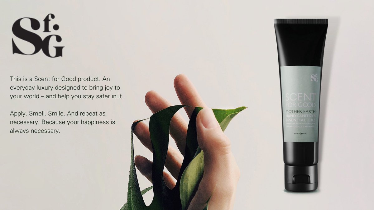 scentforgood's tweet photo. Our #hands allow us to connect with our community. So why not #protect them? 🫶

With a dermatologist approved gel-based formula, our Mother Earth hand sanitizer leaves your skin softer after every use. 

You feel protected. Safe. And, let’s be honest, a little pampered. #SFG https://t.co/FH8WESjrYz