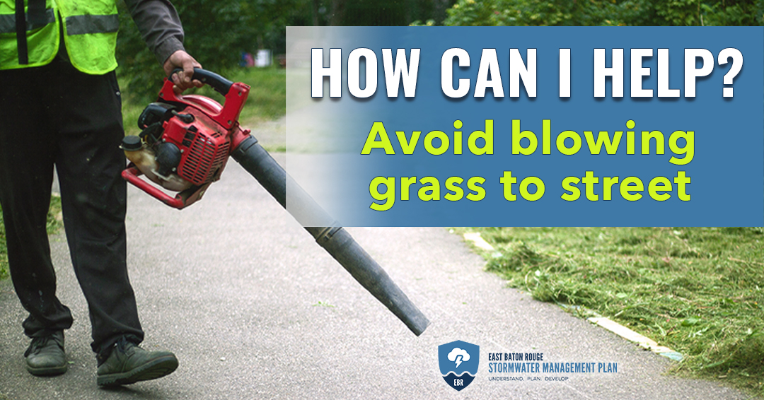 Bag your grass clippings!
Grass clippings that are blown into the street wash into the drainage system - over time, these clippings can clog the system and cause stormwater to backup into the street!  Read about ways to use your grass clippings here ow.ly/Mj6v50IWYiO
