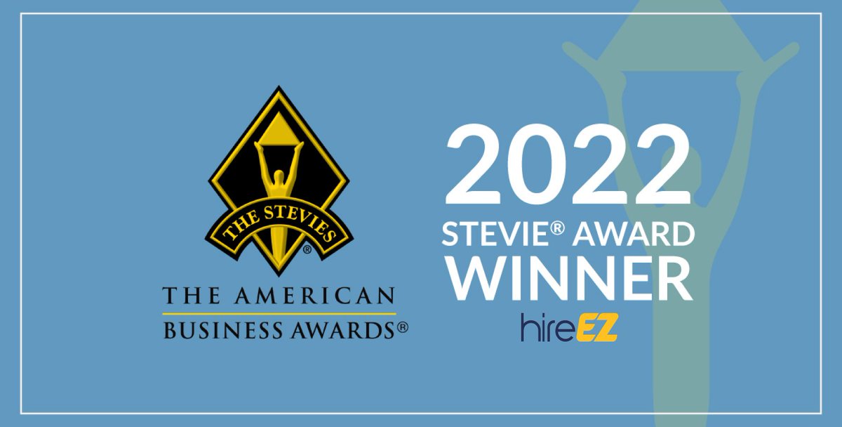 hireez's tweet photo. We’re excited to announce that hireEZ was awarded for Best New Product in the Talent Management Solution category in The 20th Annual American Business Awards!
Read about our award here: https://t.co/1VlQZlMe0d
#hireEZ #OutboundRecruiting #INisOUT #StevieAward https://t.co/jvtbEFryny