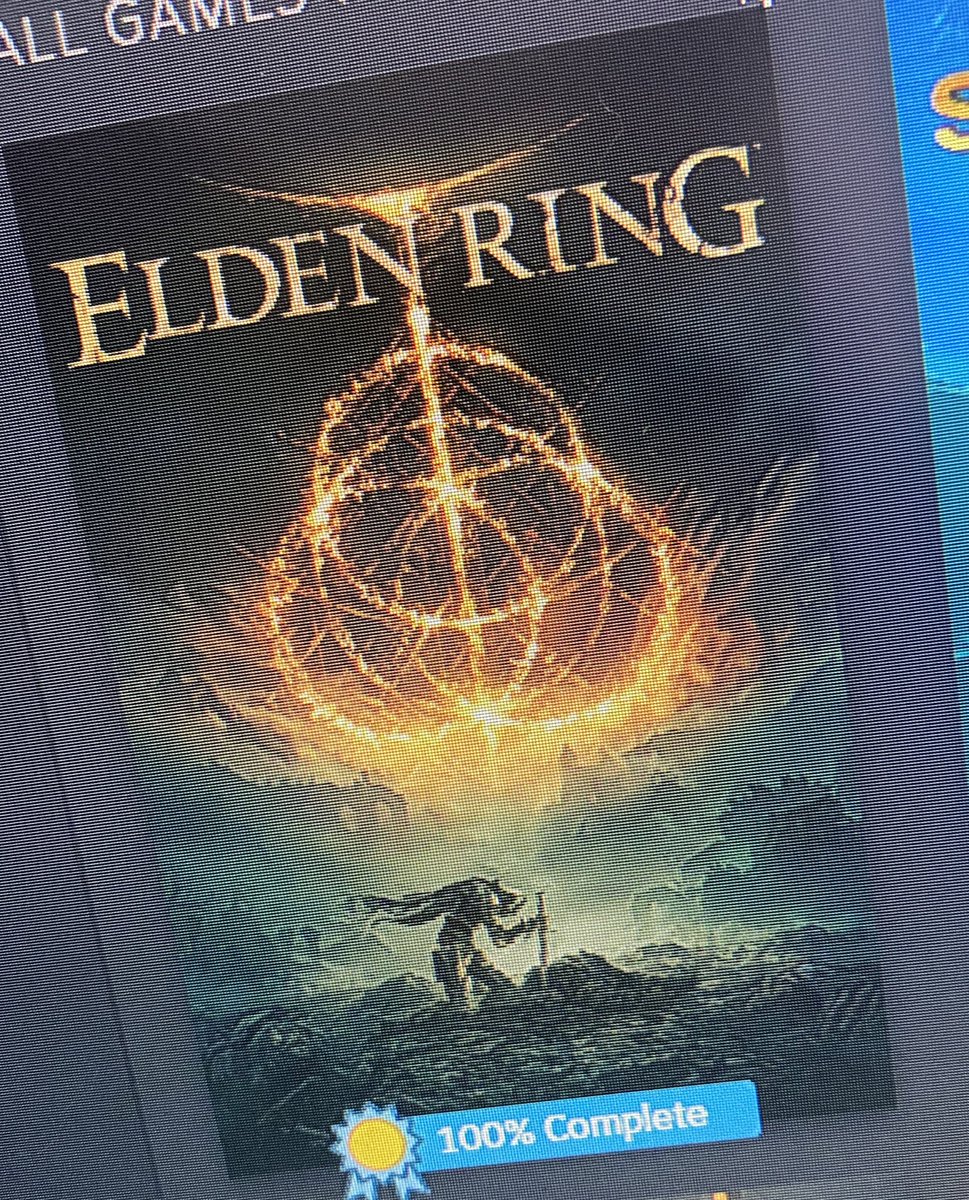 BossRubes's tweet photo. It’s done! 300 hours later 😂 and I’m done every armor, every talisman and every boss 😩 #ELDENRING https://t.co/LE3Dv3r55Z