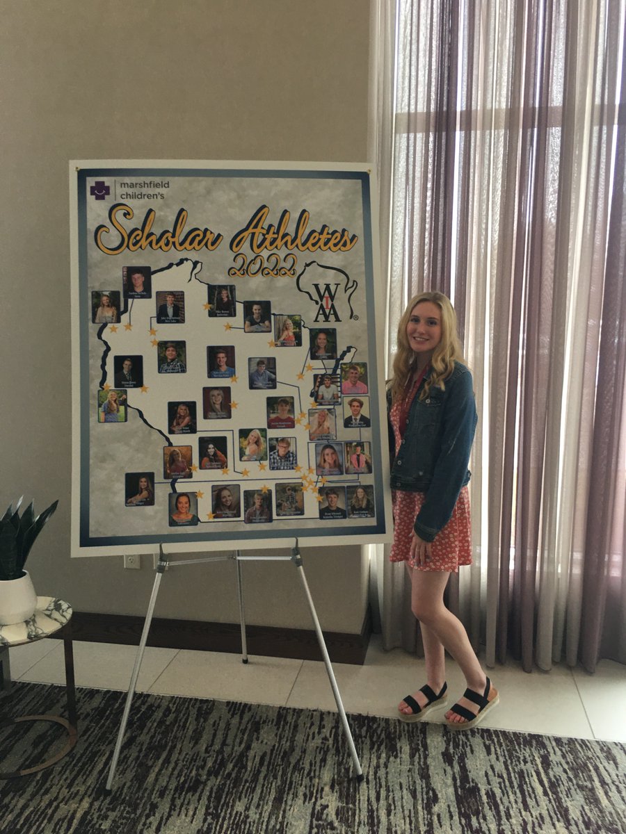 MoHoActivities's tweet photo. Congratulations to the class of 2022 @wiaawi  Scholar-Athletes and especially our very own, Lexie Weier! On Sunday, 32 outstanding &amp; accomplished student-athletes celebrated at the Wausau Hilton Garden Inn. Olympian &amp; former WI high school athlete, Karyn Bye was the guest speaker https://t.co/GX4Hy5g1kf