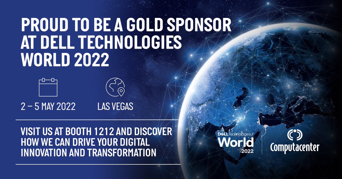 Dell Technology World 2022 starts today. so grateful to be back on site after two years of online event. #dtw #computacenter #ccrockstars