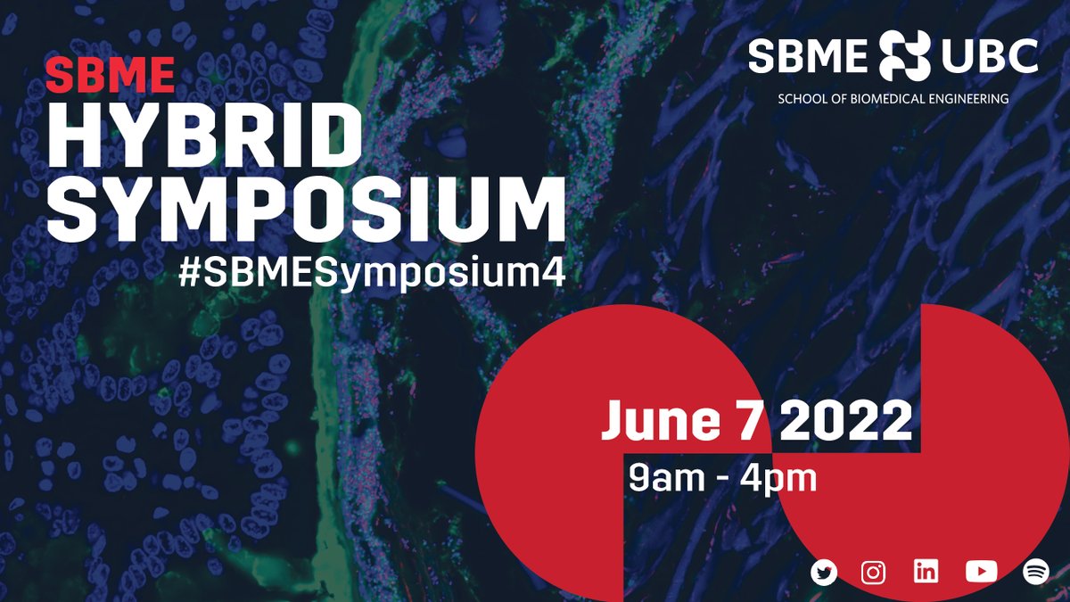 lifesciences_bc's tweet photo. The @SBME_UBC's 4th Symposium is officially open for registration! Join them on June 7 for a showcase of the exploration and innovation taking place across the school and beyond.
Register now: https://t.co/gZ3bcGJdk9
#symposium4 https://t.co/nfIaCoOJjZ