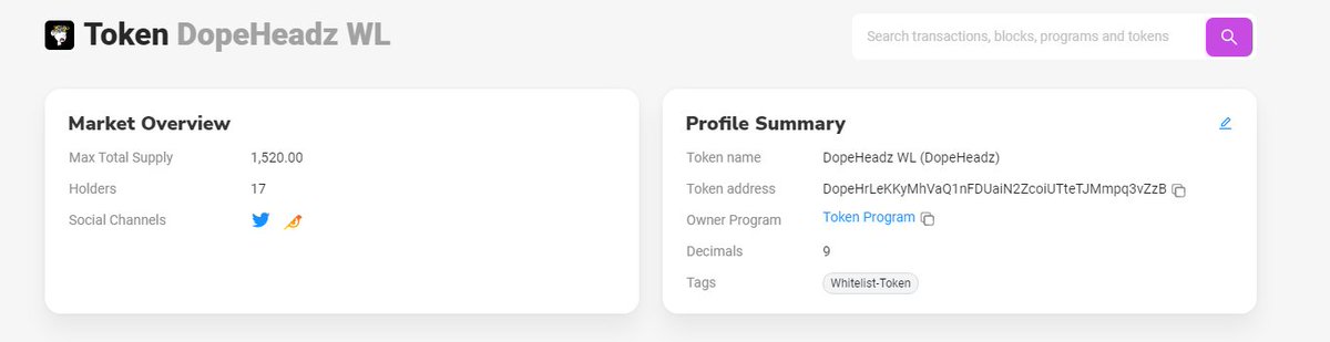 It has come to our attention that this FAKE token was circulating on Famous Fox Federation.
This token was not created by the DopeHeadz team, do not buy it. 🚨 
Our team will make an announcement once the token is up and created, stay safe. ❤️
<a href="/DopeHeadzNFT/">DopeHeadz</a> #NFT #NFTCommumity