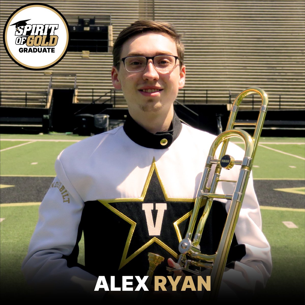 vandybands's tweet photo. Today, we celebrate Alex Ryan!
A 3-year trombone section member, Alex will graduate from @lipscomb with a Bachelor of Music in Performance.
βThis community has been a very special place for me, and I will always remember our time together.β
#AnchorDown #SOGILTB #LipscombGrad https://t.co/pmyDVVjyoB