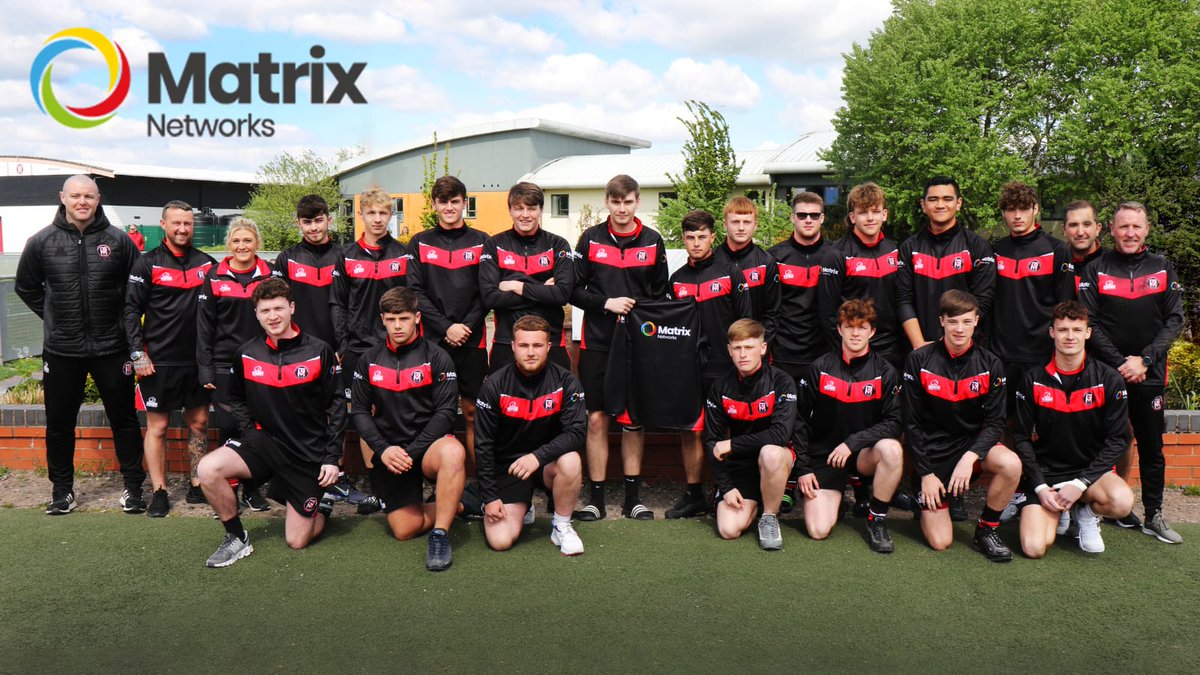 Here we are pictured with our Matchday leisure wear Mid layers which were kindly sponsored by <a href="/matrix_networks/">Matrix Networks</a> . Without companies like this kindly helping out, community Rugby league wouldnt survive. Thank you so much. 
Produced by @Rhino_RL 🟥⬜⬛🏉
<a href="/ThattoRugby/">Thatto Heath Crusaders</a>