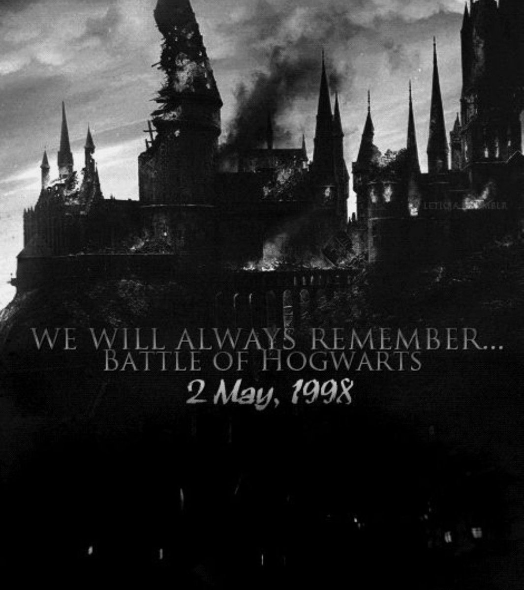 SnapeMikaela's tweet photo. En ce jour du 2 Mai 1998 à Poudlard, il y a eu des morts mais aussi des héros qui ont sacrificer leurs vie pour un meilleur avenir.
Levons nos baguettes a nos sorcières et Sorciers mort. /*
Personnellement livre Remus et Tonks et film celle de Severus.

#harrypotterday https://t.co/XndD62aZrZ