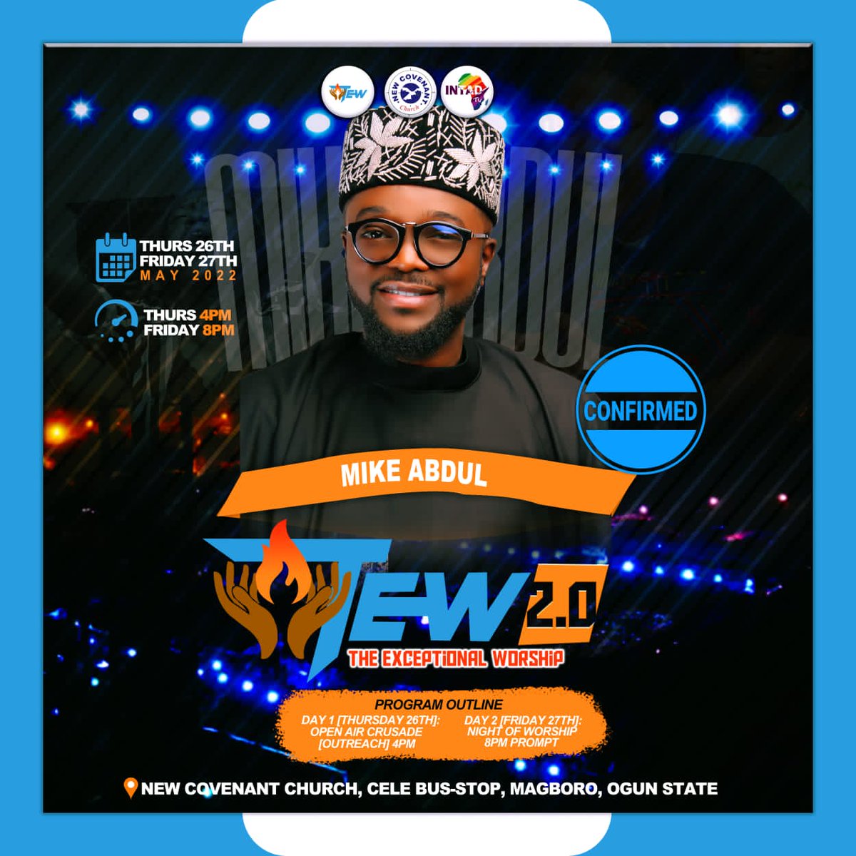 TEW2020's tweet photo. You know what?

Mike Abdul has been confirmed.

....... would you miss #tew ?

No, you miss won't.

#mikeabdul #exceptionalworship #worshippers #worshipleader #worshipmusic #ncc #nccm #nccemerge #mondaythoughts https://t.co/8RuAI4zc3F