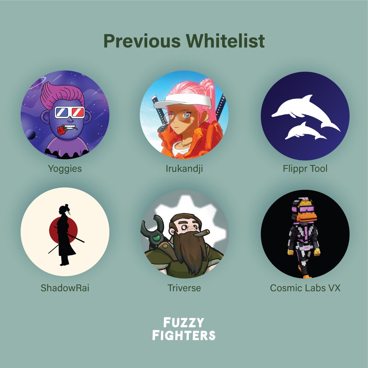 Just some of the whitelist we gave to our holders recently. Plus an active Alpha channel and even more exciting whitelist to come. Stay tuned 🚀