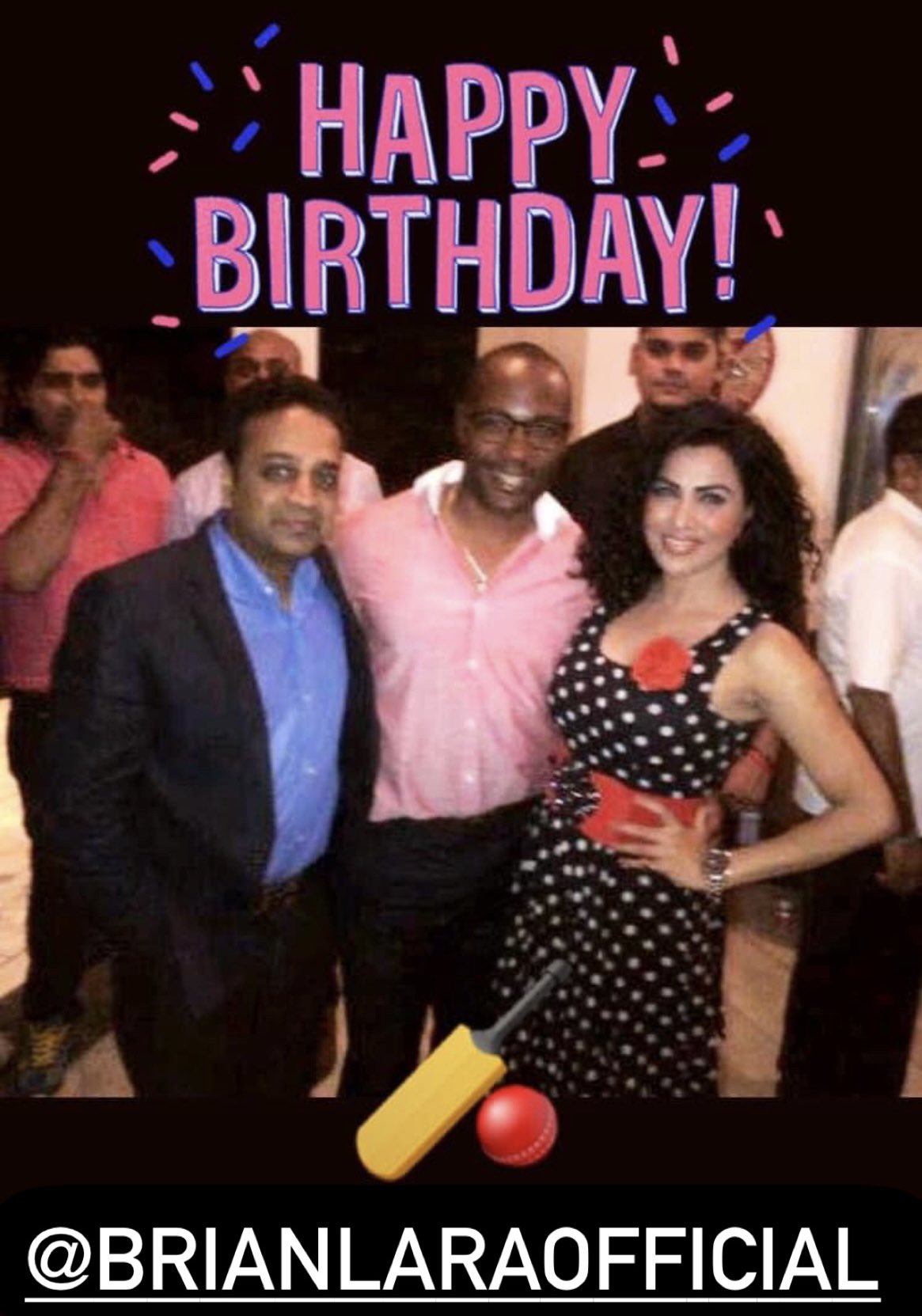 Wishing you a very happy birthday! Legend Brian Lara  