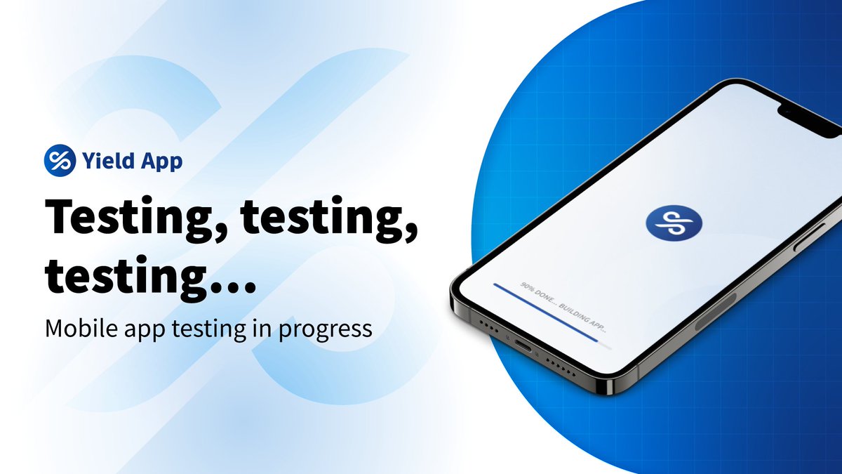 YieldApp's tweet photo. Our mobile app on both iOS and Android is now being tested by our loyal community members! 📱We are one step closer to a full release 👏

#mobileapp #testing #YieldApp #iOS #Android https://t.co/NOICBgG8zg