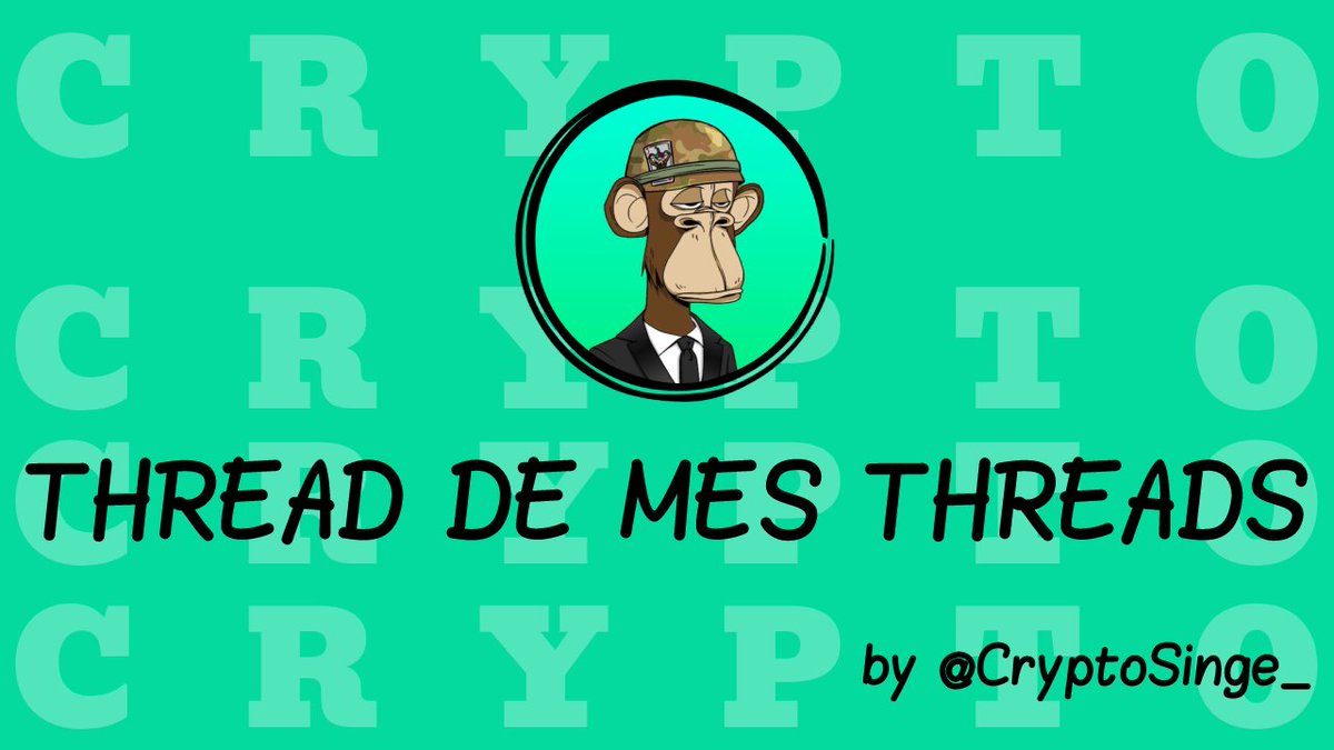 CryptoSinge_'s tweet image. Voici la liste complète de tous mes Threads ⬇️