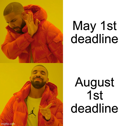 Couldn't make the deadline yesterday? Fear not, our next deadline is August 1st. We look forward to reading your latest work!