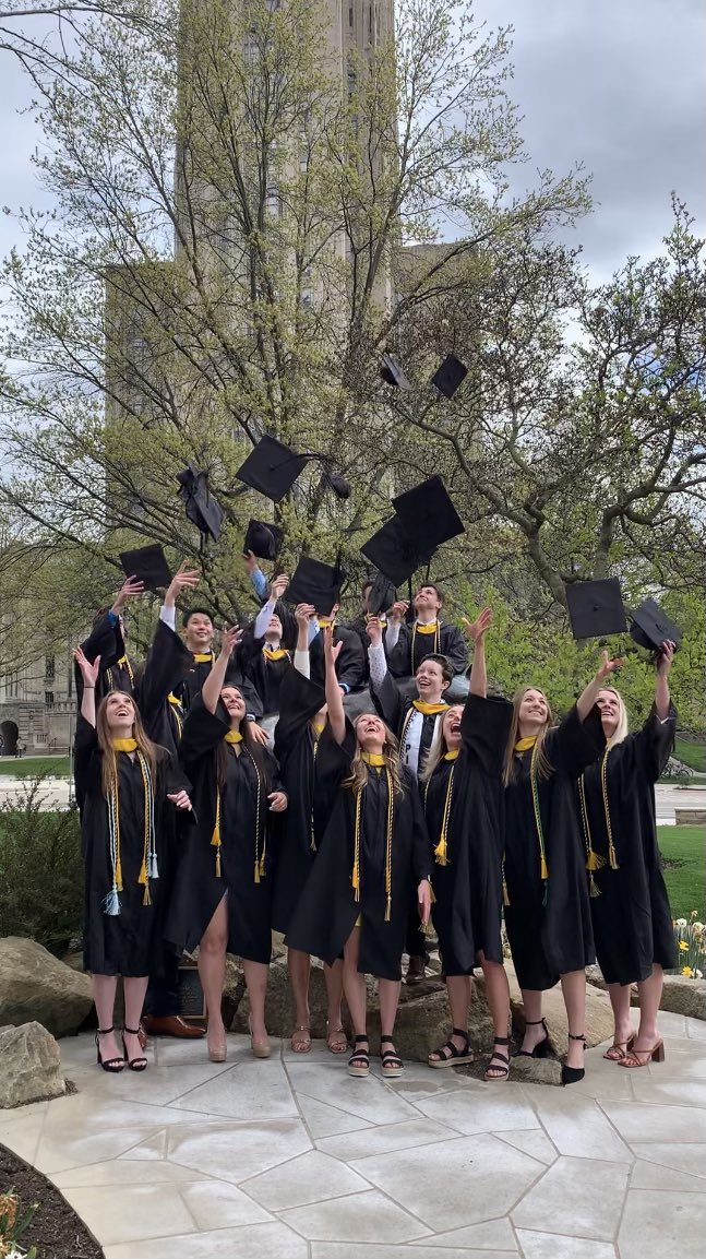 sfdicesaro's tweet photo. What a great weekend at the @PittSHRS commencement celebrating these amazing @Pitt_ATP graduates! Excited to watch them prosper and make #BoldMoves as young professionals in AT!  #H2P #ATsAll #thefutureisbright https://t.co/VGRQvFW687