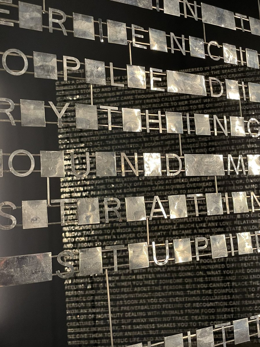 GISELXPHOTO's tweet photo. GM, been to the @whitneymuseum #Whitneybiennial yet? Text based art is 🔥🔥🔥#jonathanberger An Introduction to Nameless Love” Inspired by embodied language & illuminated manuscripts. https://t.co/UXWPa0s4rw